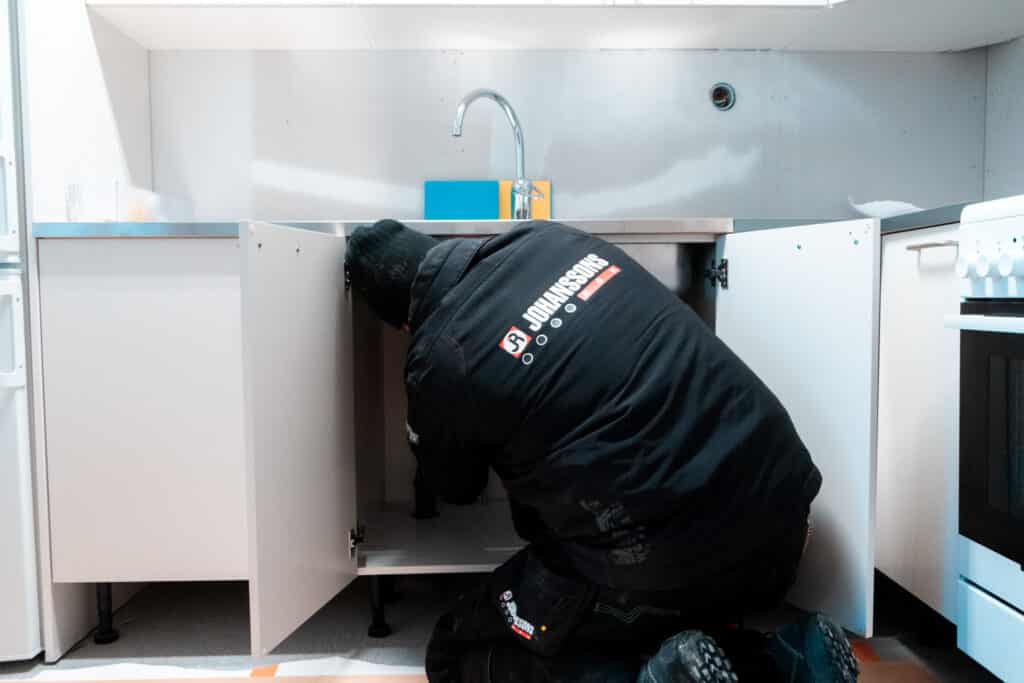 Rörmokare i Luleå från Johanssons rör som kopplar in köksblandare